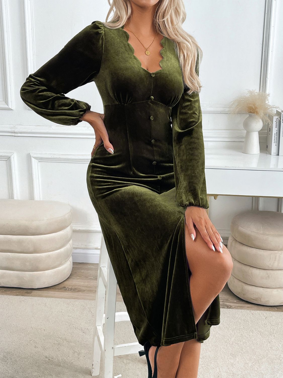 Olive Me Midi Dress