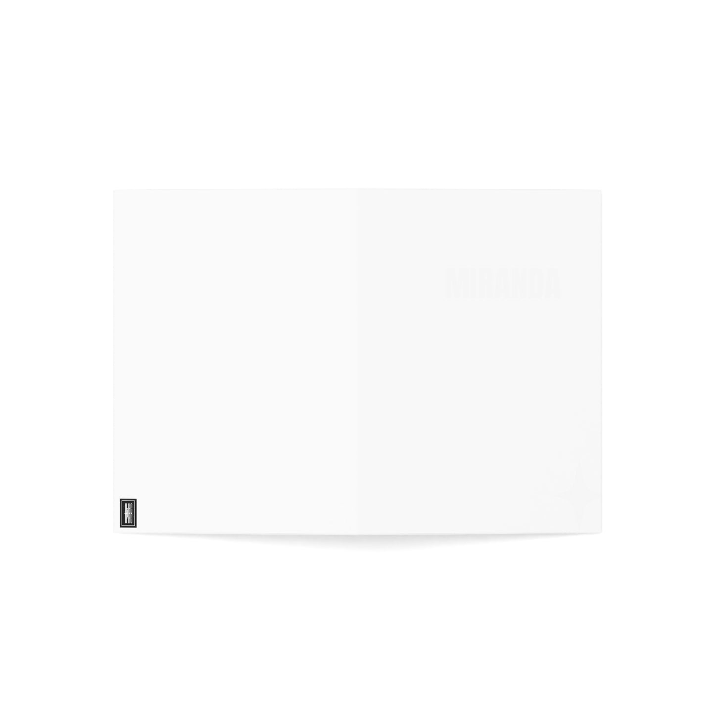 Custom Folded Card (Vertical)