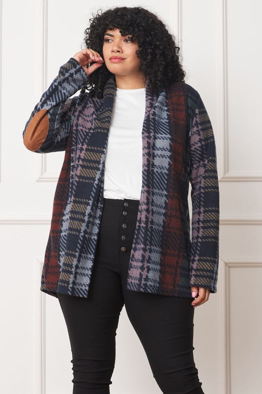 Plaid Shrug - Plus