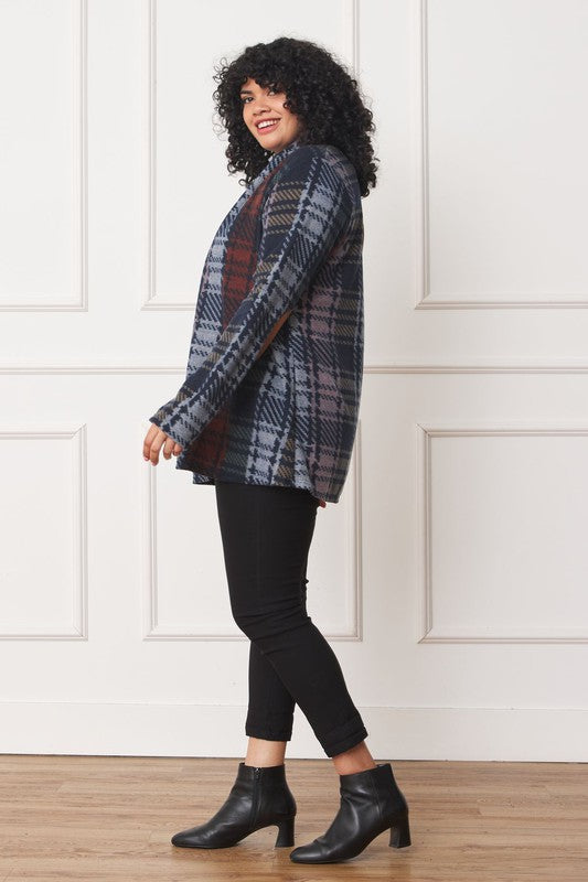 Plaid Shrug - Plus