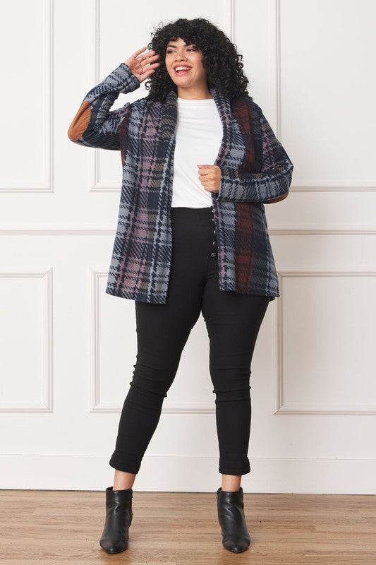 Plaid Shrug - Plus