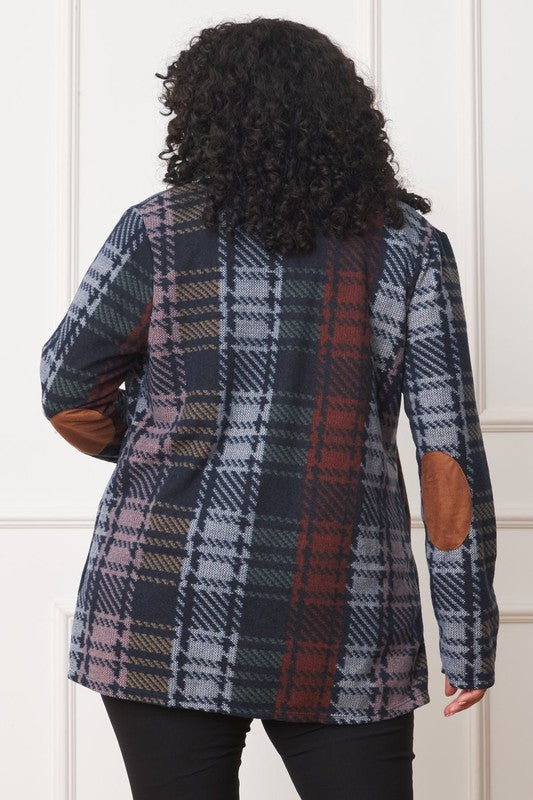 Plaid Shrug - Plus