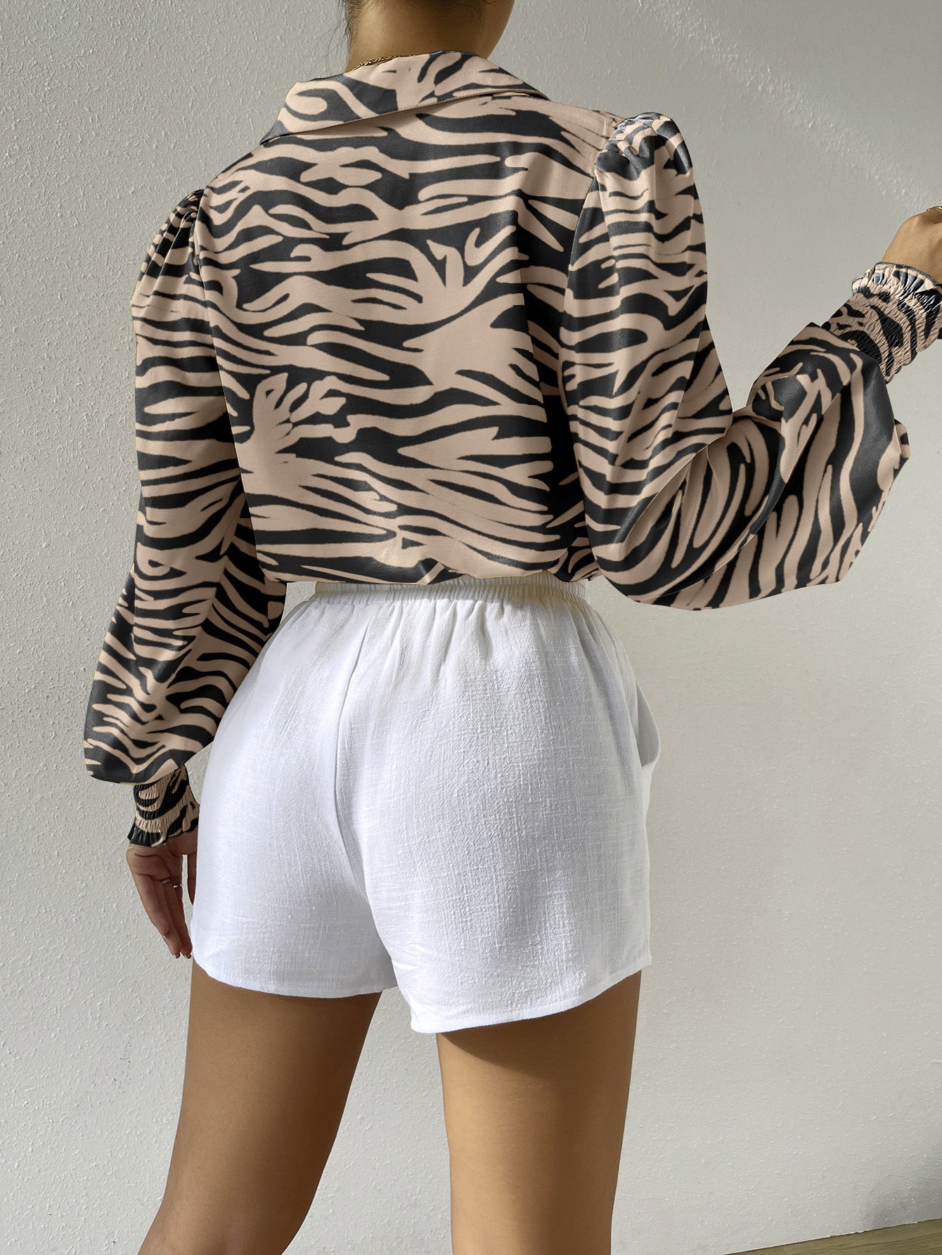 Tigress Button Up Blouse